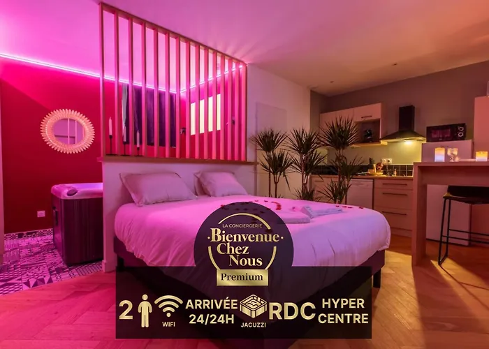 Loveroom En Centre Ville Avec Jacuzzi - Notre Dame