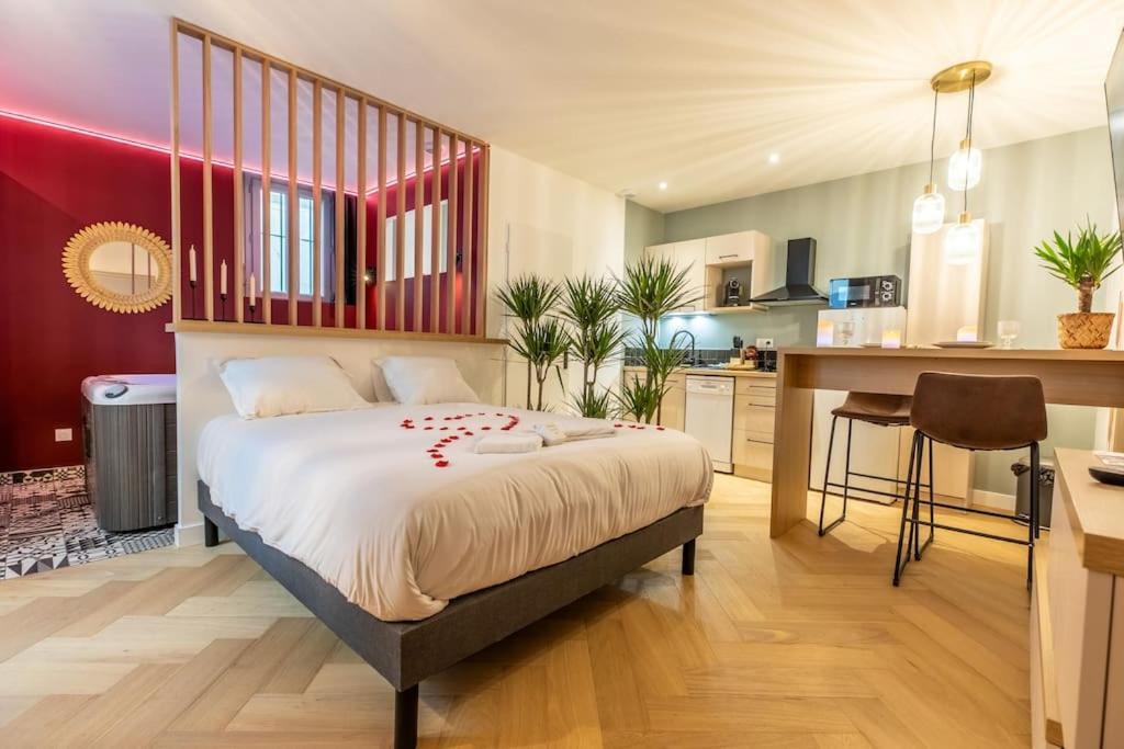 Loveroom En Centre Avec Jacuzzi - Notre Dame Apartment