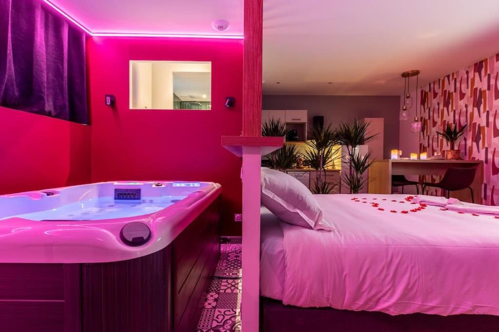Loveroom En Centre Avec Jacuzzi - Notre Dame Apartment Clermont-Ferrand
