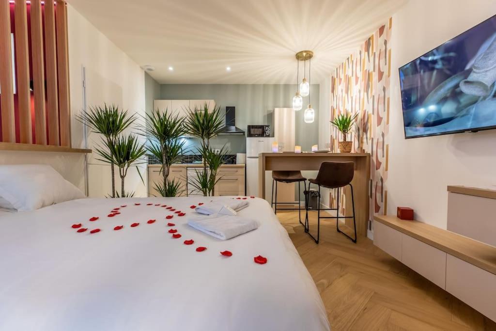 Loveroom En Centre Avec Jacuzzi - Notre Dame Apartment